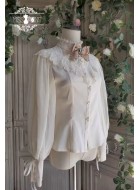 Miss Point Violin Leg of Mutton Sleeve Blouse(Reservation/Full Payment Without Shipping)